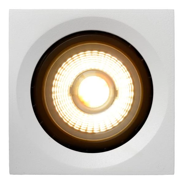 Lucide FEDLER - Spot plafond - LED Dim to warm - GU10 - 1x12W 2200K/3000K - Blanc - détail 1